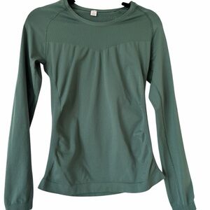 Green Women's Long Sleeve Top Small